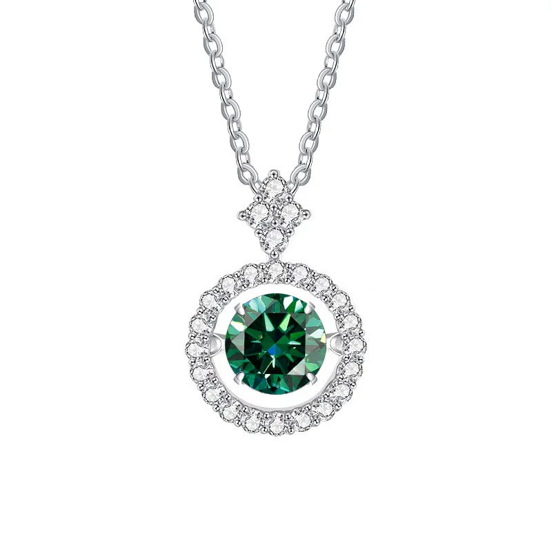 Sterling Silver Moissanite Necklace