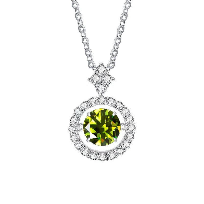 Sterling Silver Moissanite Necklace