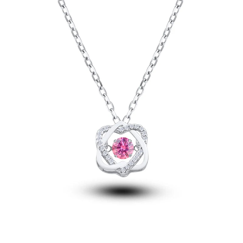 Women’s 0.5ct  Moissanite Necklace - GRA Certified & S925 Silver
