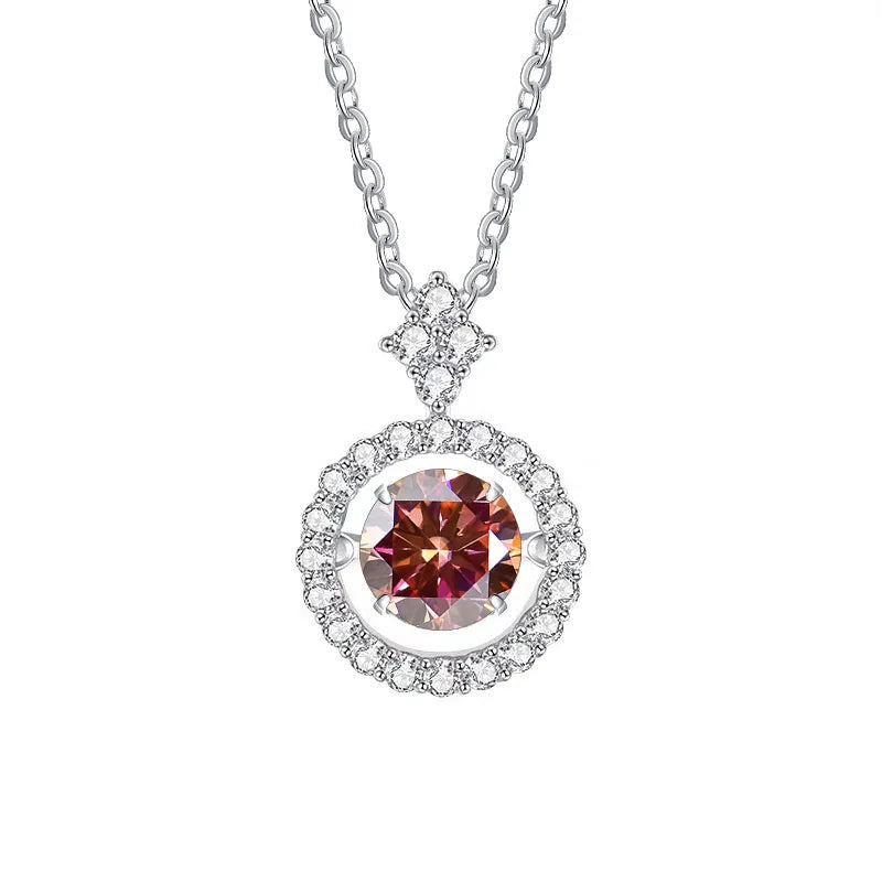 Sterling Silver Moissanite Necklace