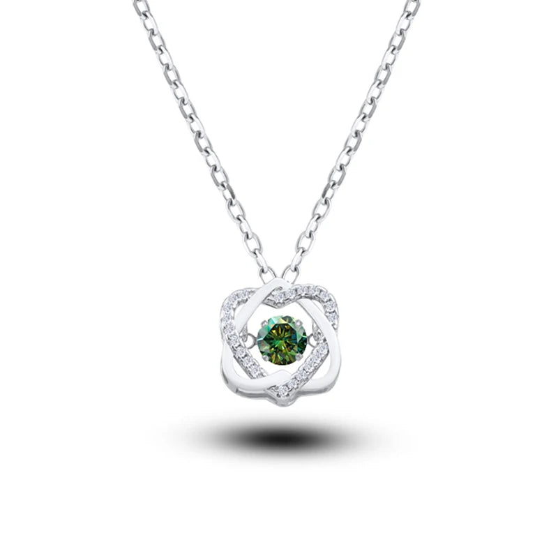 Women’s 0.5ct  Moissanite Necklace - GRA Certified & S925 Silver